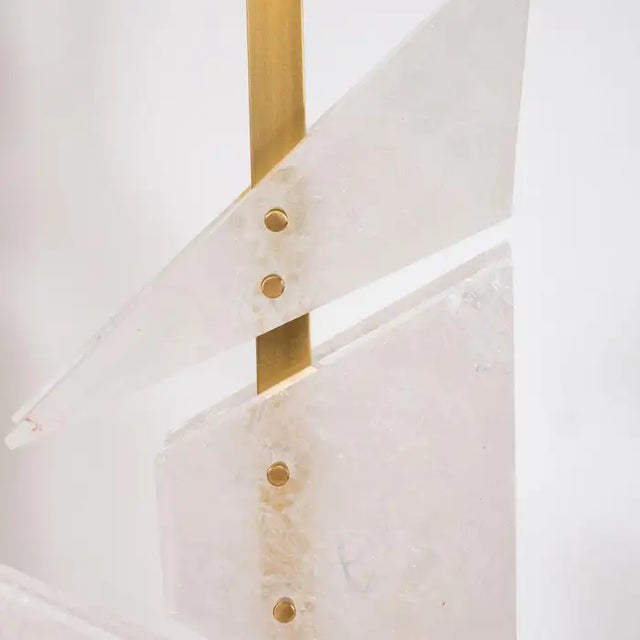 2010s Early 21st Century "Splinter" Rock Crystal Shard Lamps by Spark Interior - A Pair For Sale - Image 5 of 12