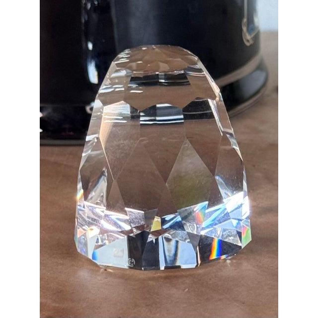 Traditional Vintage Swarovski Crystal Falcon Head Bust For Sale - Image 3 of 9