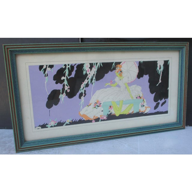 Art Deco Art Deco Pochoir Print by Janet Laura Scott For Sale - Image 3 of 10