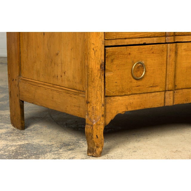 Early 19th Century French Provincial Pine Secretary For Sale - Image 17 of 18