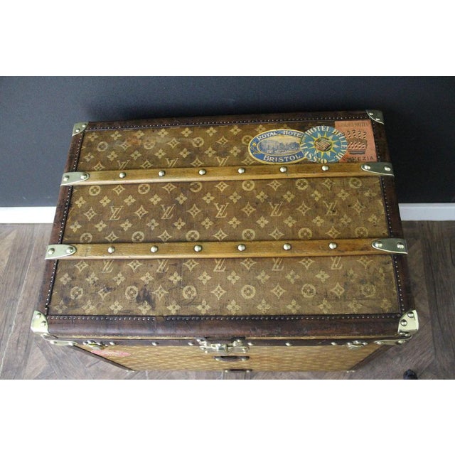 Hat Trunk in Woven Canvas from Louis Vuitton, 1890s For Sale - Image 13 of 18