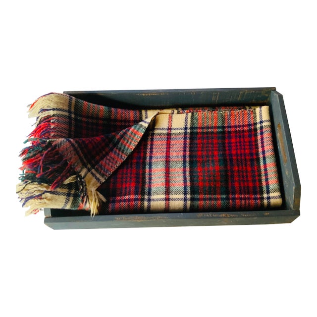 Vintage Brooks Brothers Wool Stadium Blanket - Made in England, c.1950 For Sale