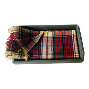 Vintage Brooks Brothers Wool Stadium Blanket - Made in England, c.1950