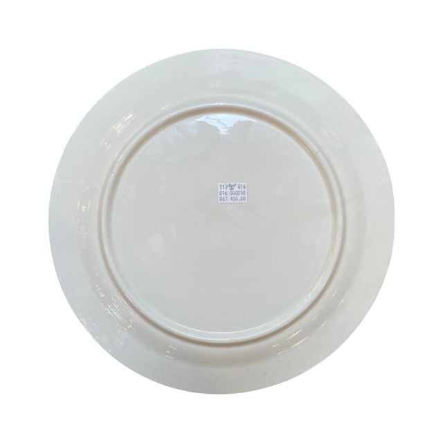 Mid-Century Modern 1970s Gien Service Rambouillet Pheasant Faience Chargers - Set of 7 For Sale - Image 3 of 3