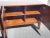 Brown Vintage Williams Sonoma Style Starburst Console Table Credenza ~ Mid Century Mod For Sale - Image 8 of 12