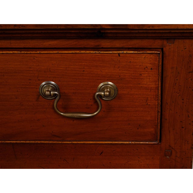 English English 1940s Dresser Base with Three Drawers, Cabriole Legs and Carved Apron For Sale - Image 3 of 12