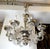 Mid 20th Century Mid 20th Century Restored Modern Mercury Glass Nine Arm Chandelier For Sale - Image 5 of 10