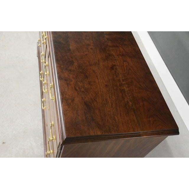 1980s Harden Solid Cherry Dresser For Sale - Image 9 of 10