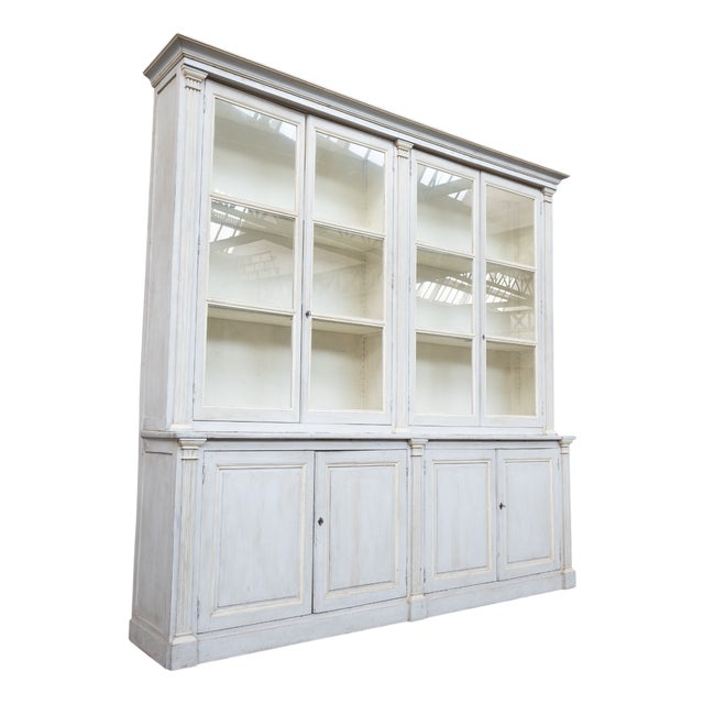 Large Antique French Directory Library, 1900 For Sale