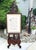 Gothic Large, Floor-Standing, Antique, Mahogany, Rococo-Revival, Adjustable, Hand-Carved Easel, 1890’s For Sale - Image 3 of 11