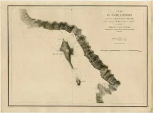 Antique Map of the Coast of New Ireland, Earlier Part of German New Guinea, 1833