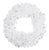 Silver Tinsel Christmas Wreath 22"D For Sale