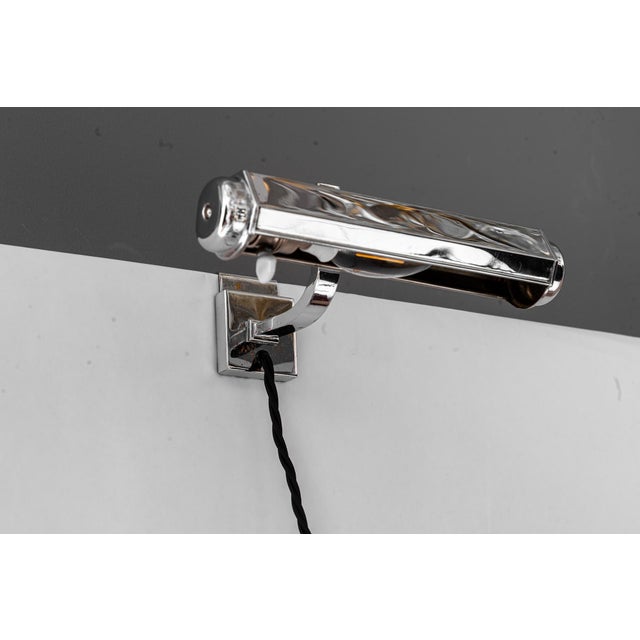 Art Deco Adjustable Chromed Wall Lamps, 1920s, Set of 3 For Sale - Image 15 of 18