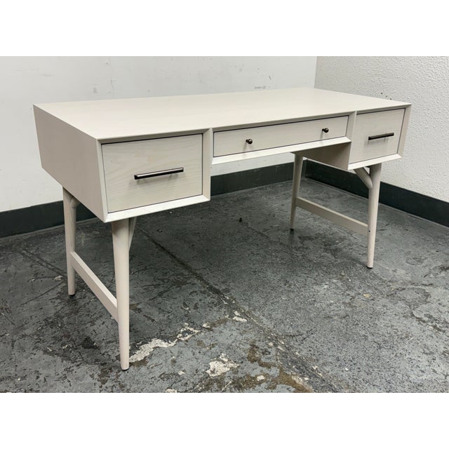 Mid-Century Modern Williams Sonoma for West Elm Mid-Century Desk For Sale - Image 3 of 12