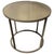 New Coffee or Side Table in Champagne Color With Smoked Mirrored Glass Top For Sale - Image 9 of 9