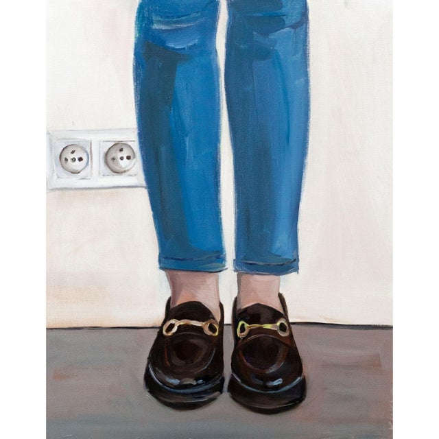Justyna Kuklo, Melancholy Iib (Shoues), 2025, Oil on Canvas, Framed For Sale - Image 3 of 6