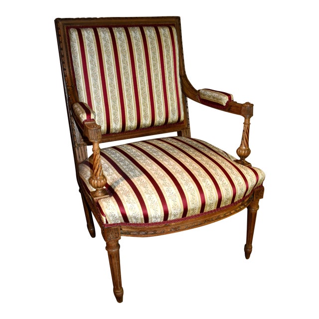 Vintage Carved French Style Accent Chair Chairish