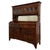 An impressive and exceptionally well-crafted early 20th-century English Arts and Crafts sideboard, constructed in richly...