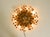 Gold Large Italian Gilt Ceiling Lamp in Glass by Banci Firenze, 1960s For Sale - Image 8 of 18