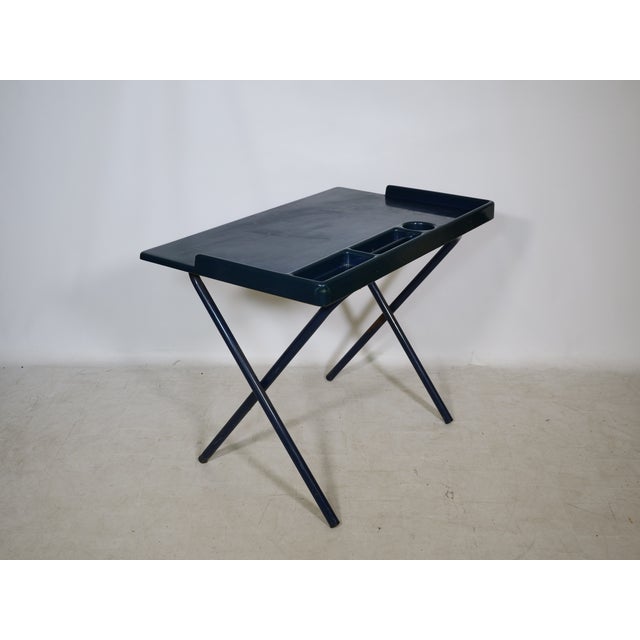 Space Age Desk in Metal and Plastic, France, 1980s For Sale - Image 13 of 18