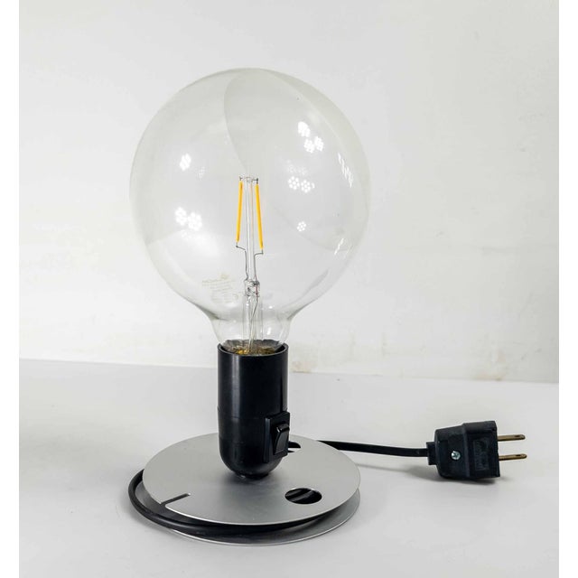 1990s 1990's Mid-Century Flos Lampadina Table Lamp Designed by Achille Castiglioni For Sale - Image 5 of 11