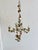 Italian Florentine Tole Chandelier, 1950s For Sale - Image 13 of 18