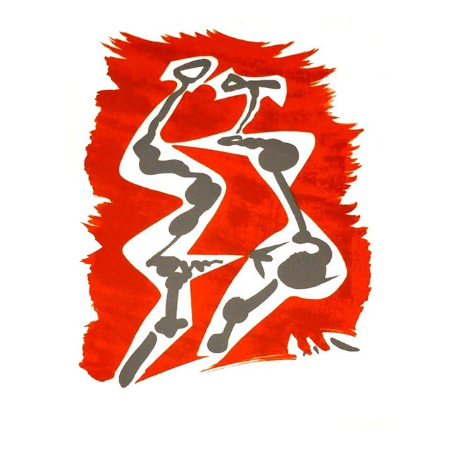 1973 Andre Masson Original Lithograph 2 Masson Graphik For Sale