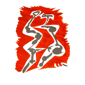 1973 Andre Masson Original Lithograph 2 Masson Graphik