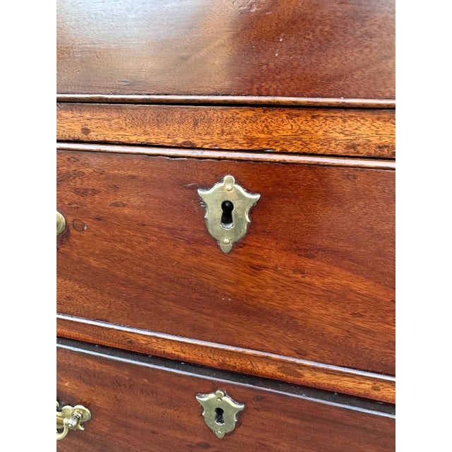 Wood English Chest of Drawers For Sale - Image 7 of 10