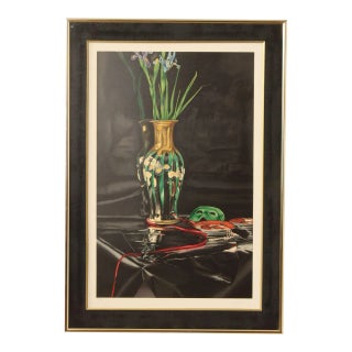 1980s Patrick S. Gordon 'Basic Black with Pearls' Limited Edition Silkscreen For Sale