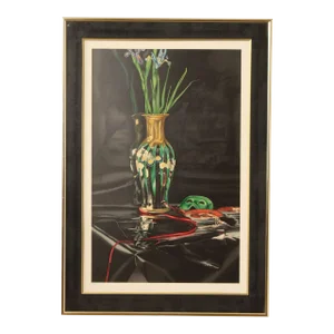 1980s Patrick S. Gordon 'Basic Black with Pearls' Limited Edition Silkscreen