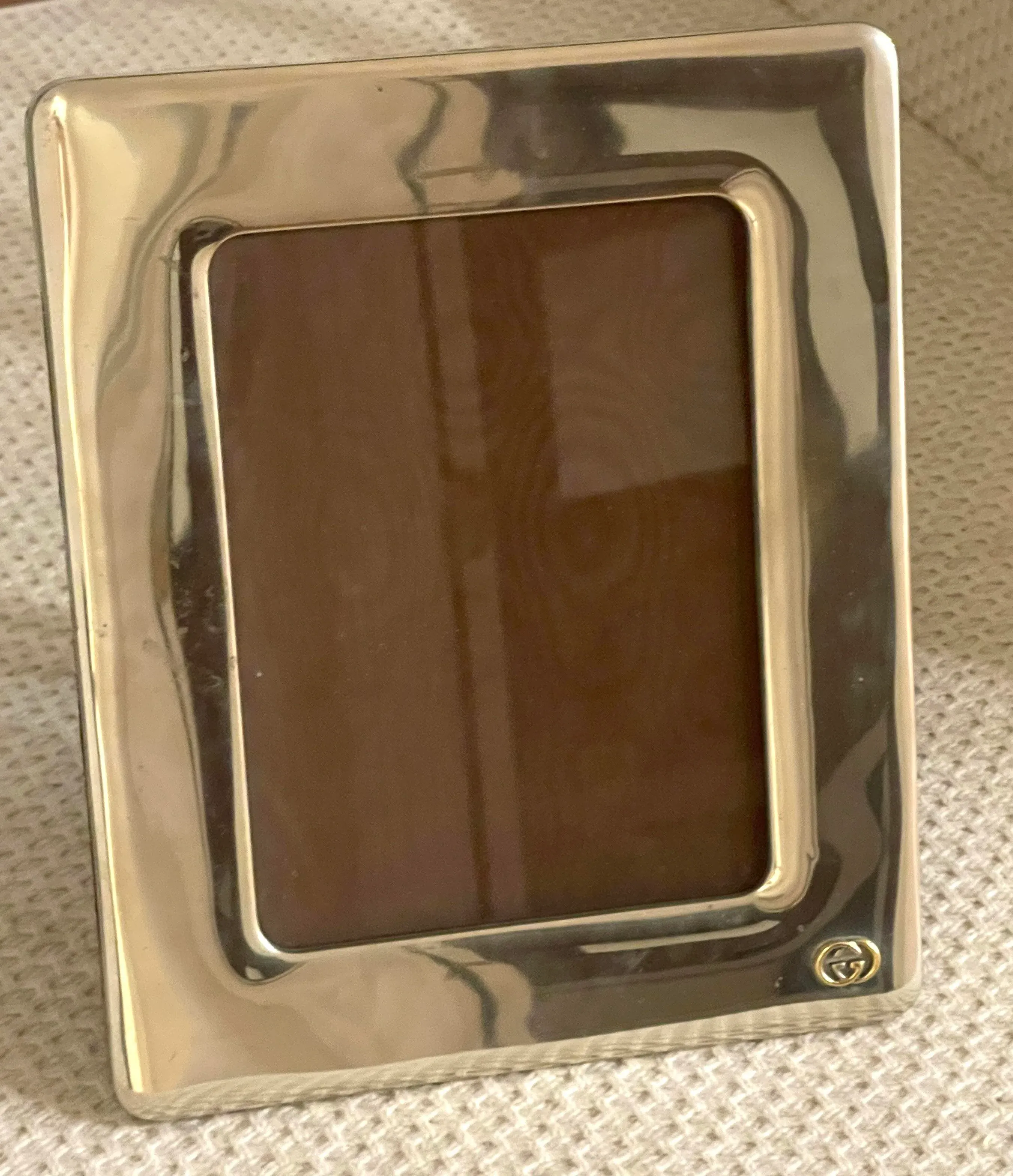 Vintage Gucci Large Picture Frame Double G's | Chairish