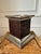 Brown Vintage Leather and Silverplate Ralph Lauren Style Pillar Candleholder For Sale - Image 8 of 18