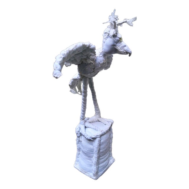 Corentin Bird Whimsical Textile Bird Sculpture, 2010s For Sale