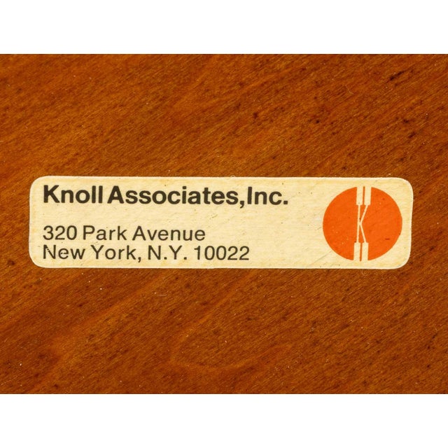 Wood Saarinen X Knoll Associates Oak Tulip Coffee Table For Sale - Image 7 of 7
