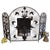 2000 - 2009 Metal Three-Panel Fireplace Screen with Bird and Floral Motifs For Sale - Image 5 of 5