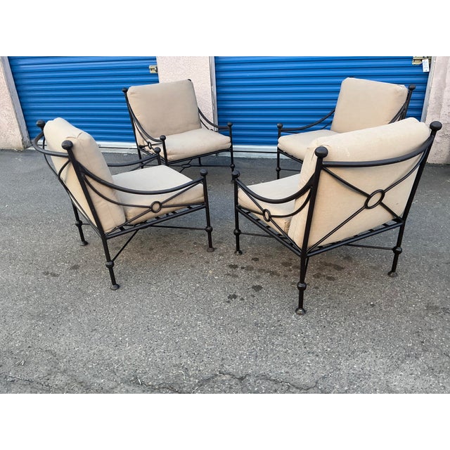 Kreiss Kreiss Bermuda Patio Lounge Chairs Set of 4 For Sale - Image 4 of 13