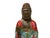 Vintage Cloisonne Enamel Lotus Base Bodhisattva Metal Buddha Statue For Sale - Image 9 of 16