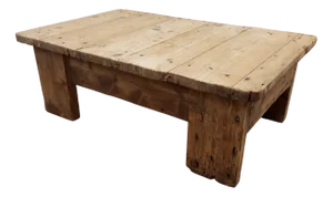 Rustic Fir Coffee Table, 1950s