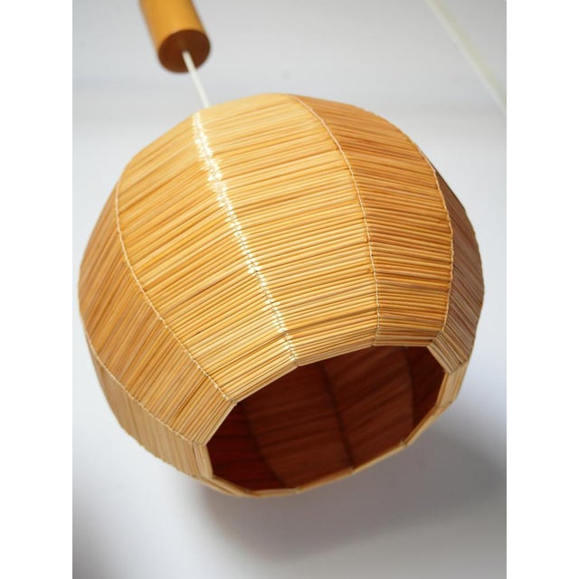 Brown Mid-Century Czechoslovakian Pendant Lights by Stanislav Kucera for Uluv, 1970s, Set of 2 For Sale - Image 8 of 18