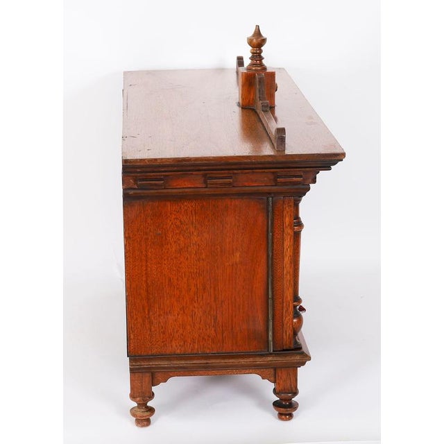 Antique Victorian Walnut Table Top Collectors Cabinet, 1840s For Sale - Image 17 of 18