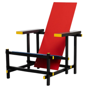 Red & Blue Chair in the style of Gerrit Rietvelds, 1970s