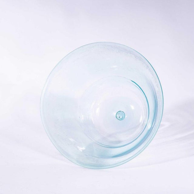 19th Century French Mouth Blown Glass Cloche For Sale - Image 3 of 6