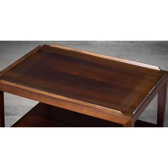 Severin Hansen Serving Cart by Severin Hansen for Haslev Møbelfabrik, 1950s For Sale - Image 4 of 13