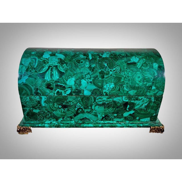 1950s Large 20th Century Malachite Box, 1950s For Sale - Image 5 of 18