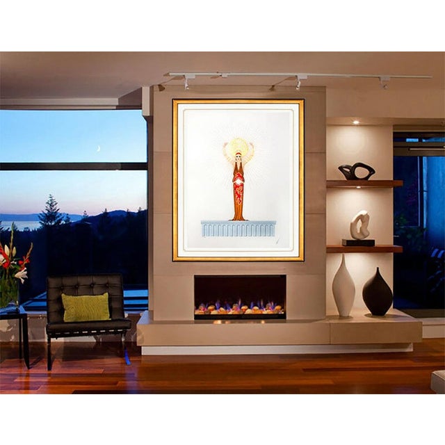 Message us to inquire about custom framing options! (Included for free with every purchase) Erte Authentic and Large...