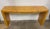 Textile Ron Seff Marquetry Inlay Raffia Wood Console For Sale - Image 7 of 7