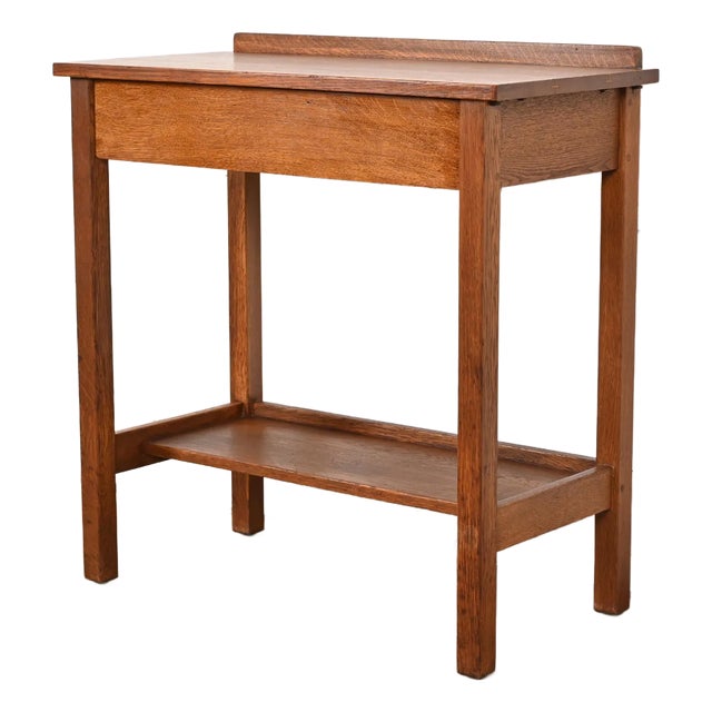 L. & J. G. Stickley Antique Mission Oak Arts & Crafts Server or Writing Desk, Circa 1900 For Sale