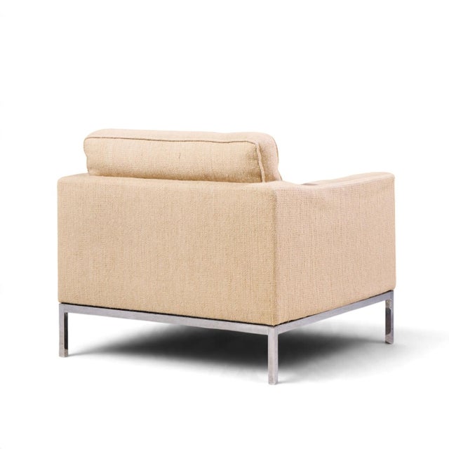 Florence Knoll Mid Century Relaxed Cube Club Lounge Chairs - Pair For Sale - Image 10 of 13