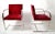 Mies Van Der Rohe for Knoll Stainless Steel Brno Chairs Red Velvet 1979, Pair For Sale - Image 13 of 13